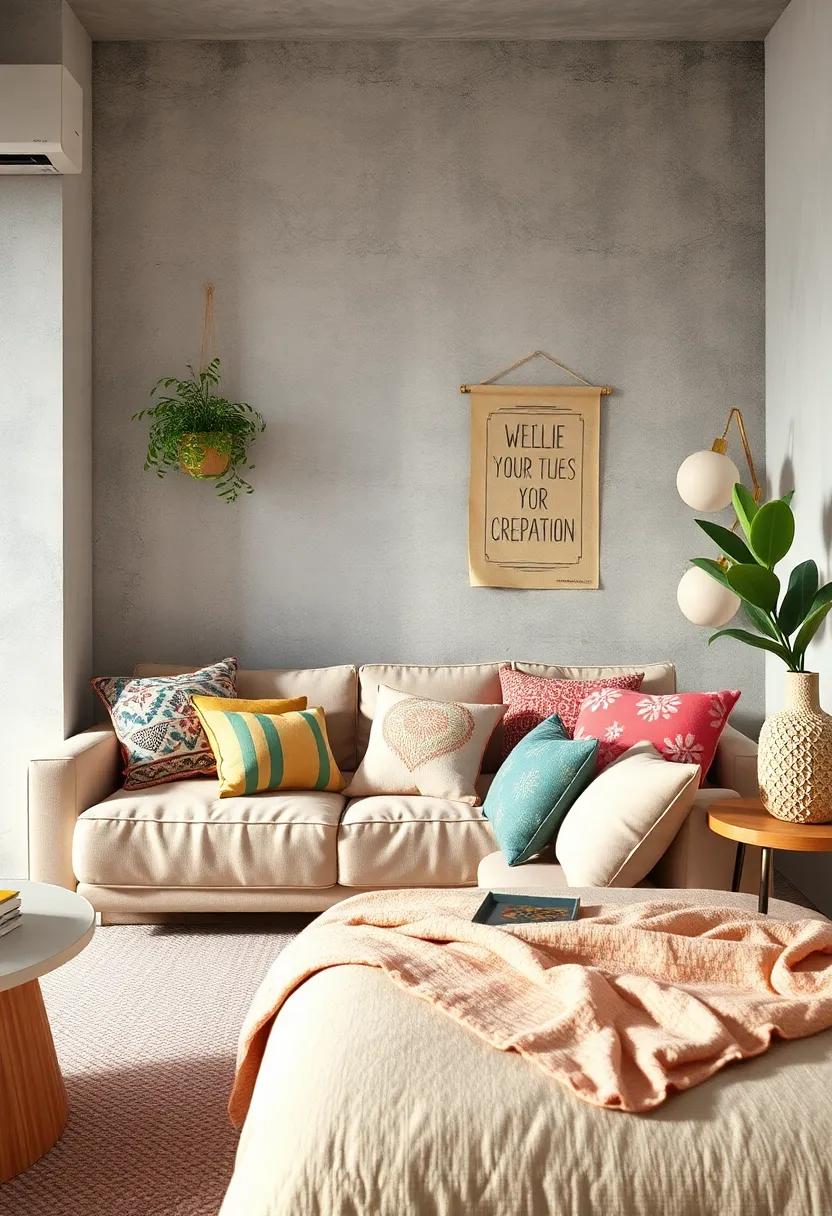 Curate a diverse mix of ⁤throw‍ pillows with varying prints, sizes, and textures on your ⁤sofa or bed