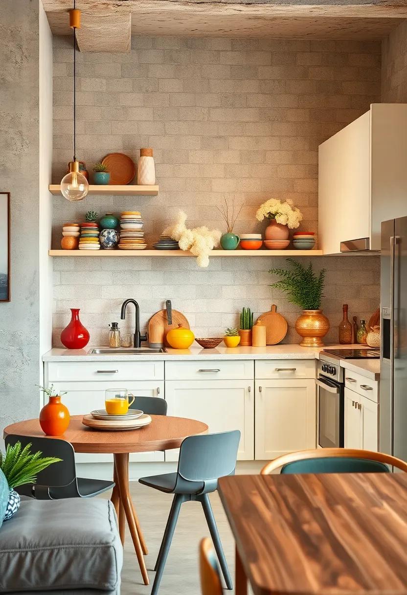 Combine colorful‍ ceramics and glassware in your kitchen for a playful and inspiring‍ cooking⁣ space