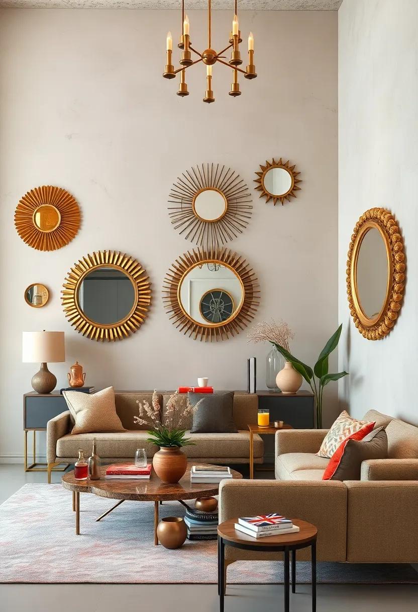 Mirror Ornaments and Decorative Accents Adding⁢ Intrigue​ Through Reflected Miniatures and Detail Focus