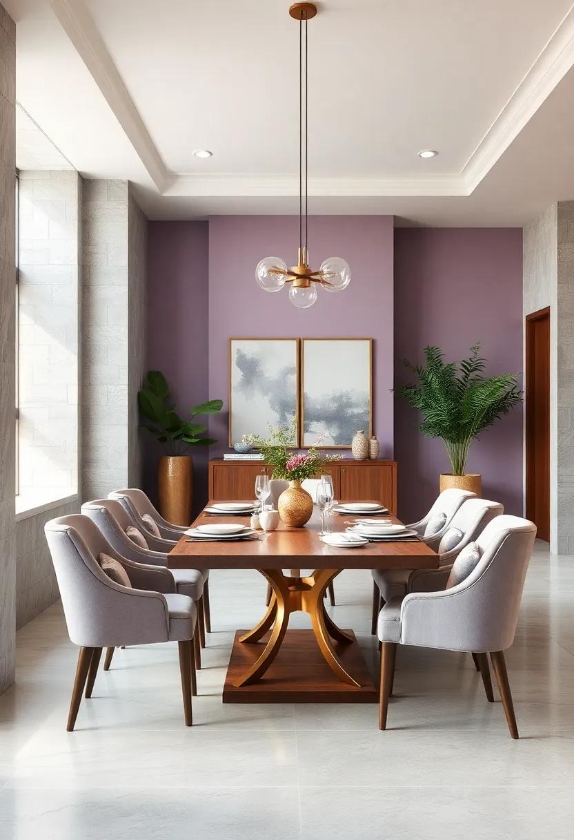 Lavender and Sage Combinations Encouraging Relaxed and Peaceful Dining Experiences