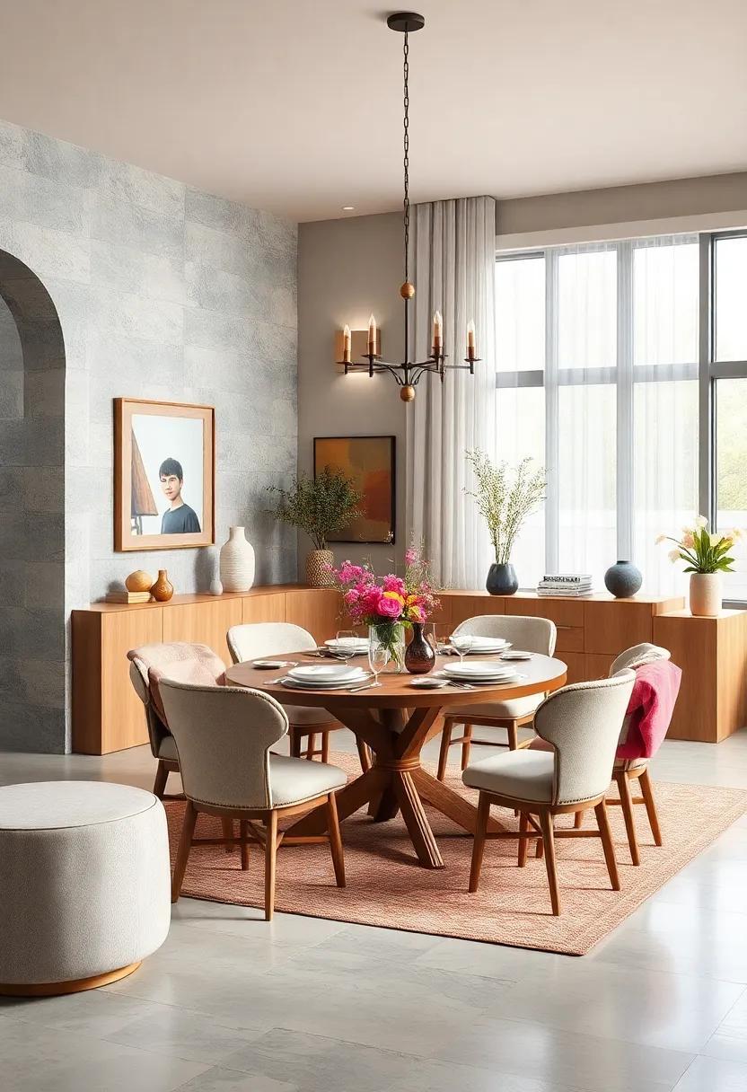 Soft Pastel Palettes Creating Serene and Inviting Ambiances for Family meals