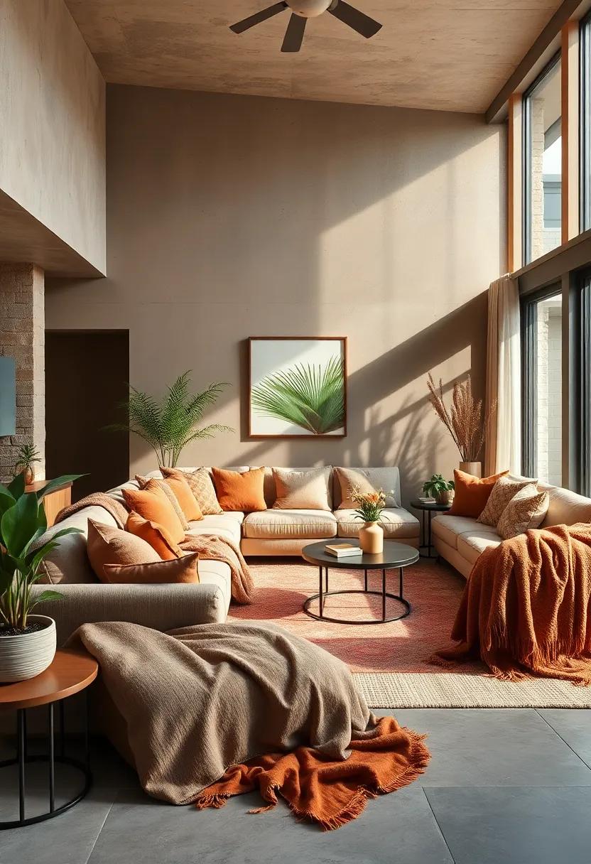 Layer Different Shades of Brown in Blankets and⁣ Throws for Depth