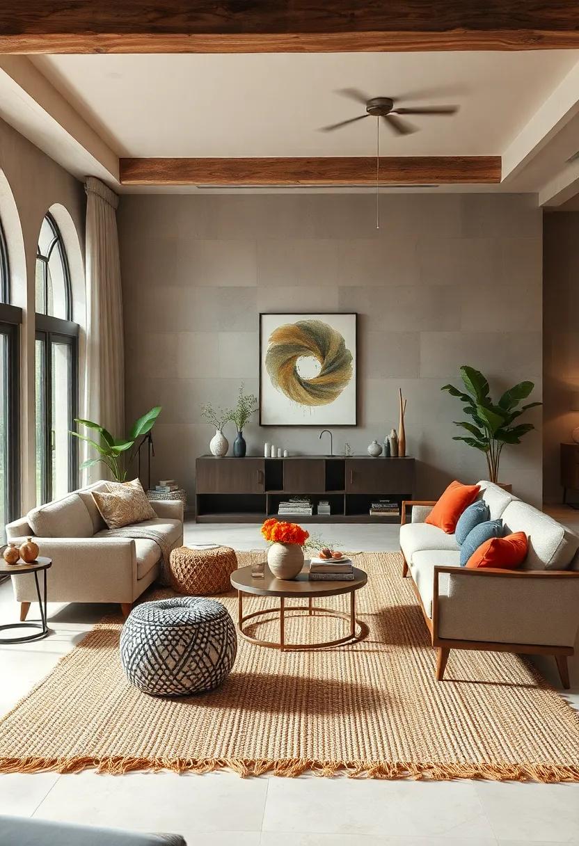 Feature Jute or‍ Sisal Rugs to Add Rustic Texture and Warmth