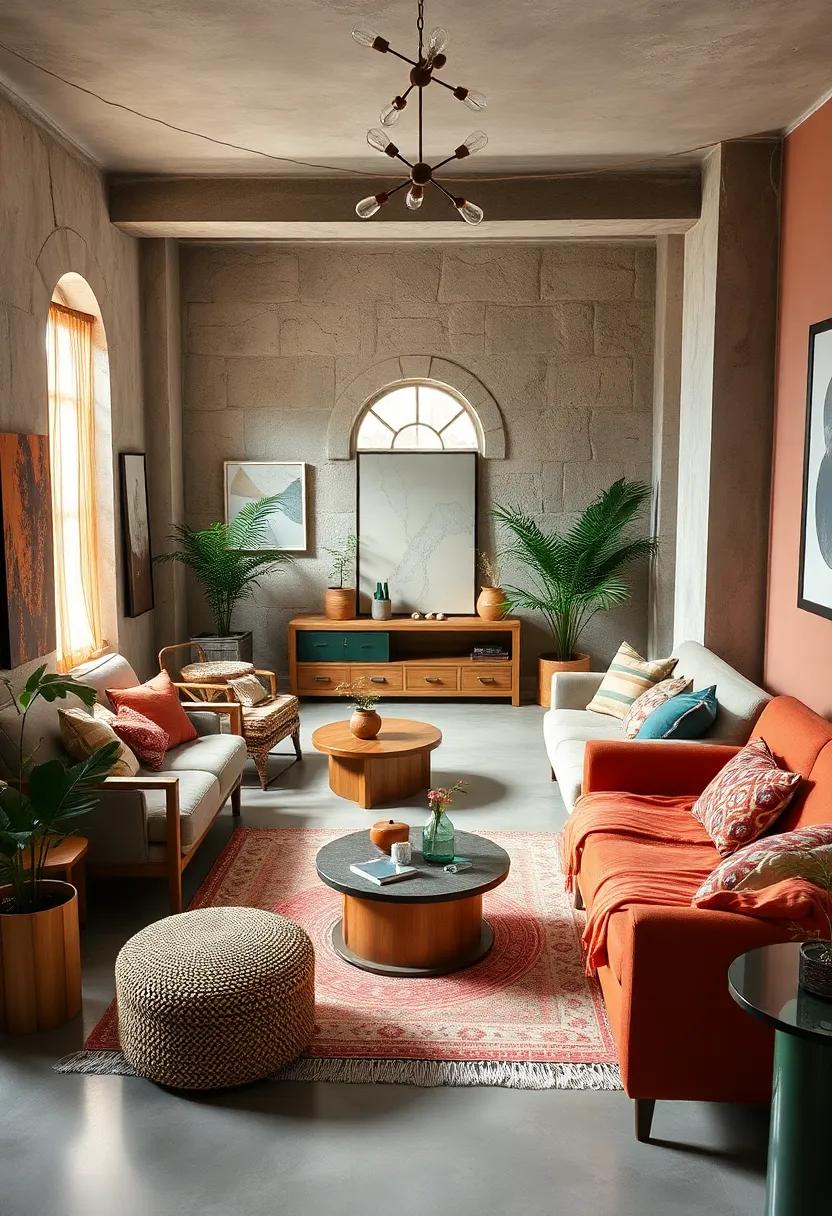 Mix vintage and modern furniture pieces for an effortlessly curated look