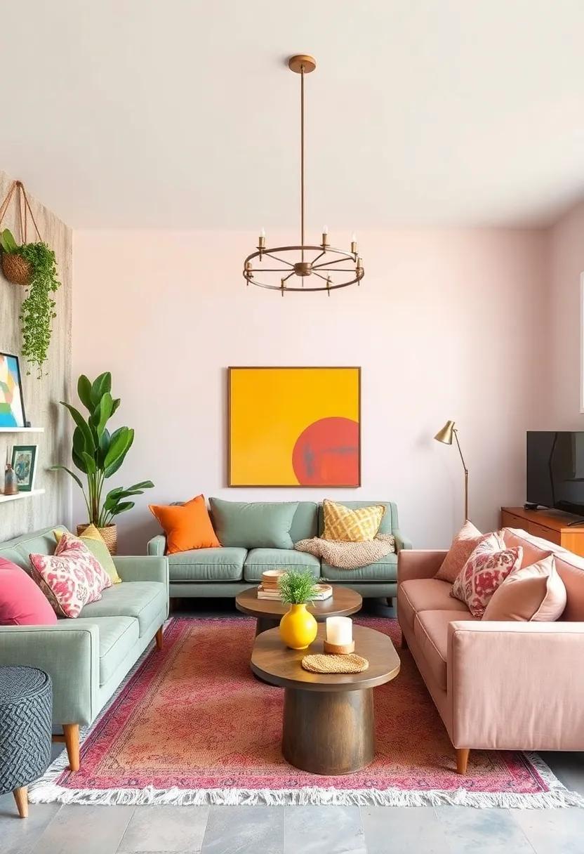 Blend pastel shades with bright accents to ​temper vibrancy⁢ with softness