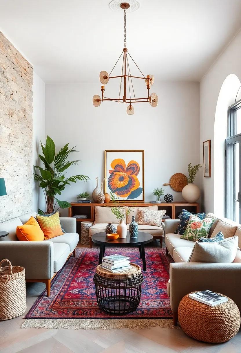 Embrace imperfect⁣ symmetry‌ for a‌ relaxed, lived-in boho charm