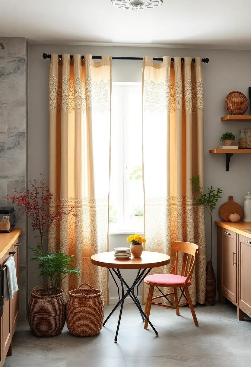 Vintage-Inspired ⁣Crochet Lace Curtains‌ for Nostalgic Charm