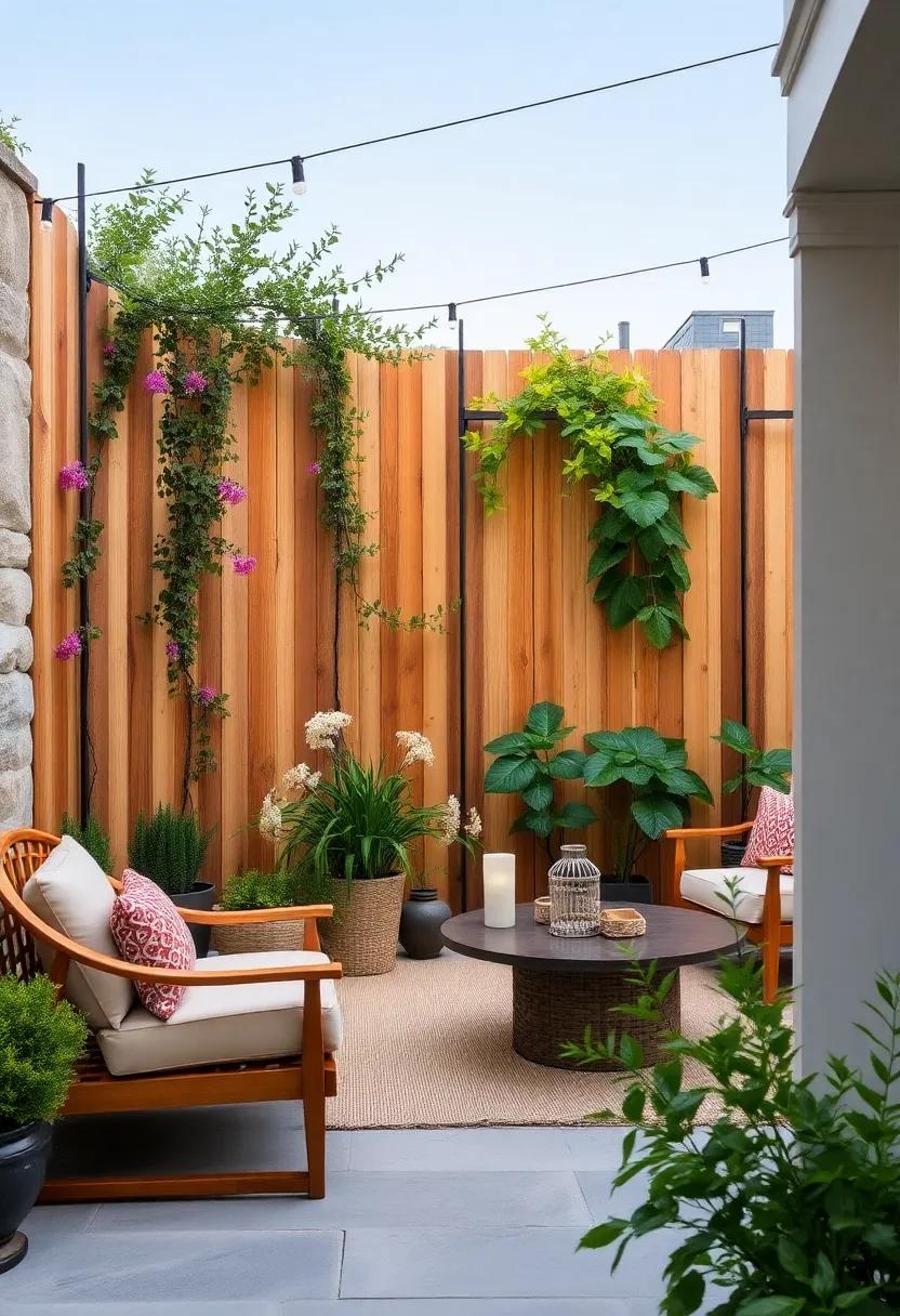 Reclaimed‌ barn wood fences acting as a trellis for⁣ sweet ‌peas and ⁢honeysuckle