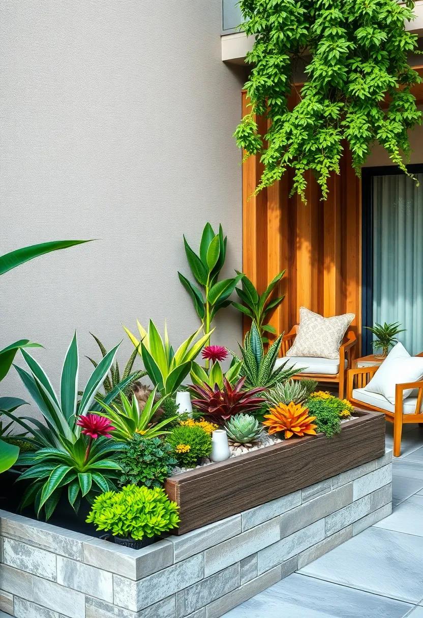 The ⁣Contrast Between Smooth ⁢infinity Mirror Surfaces And rough Natural Wood Surrounding A Variety ⁤Of Colorful Plants