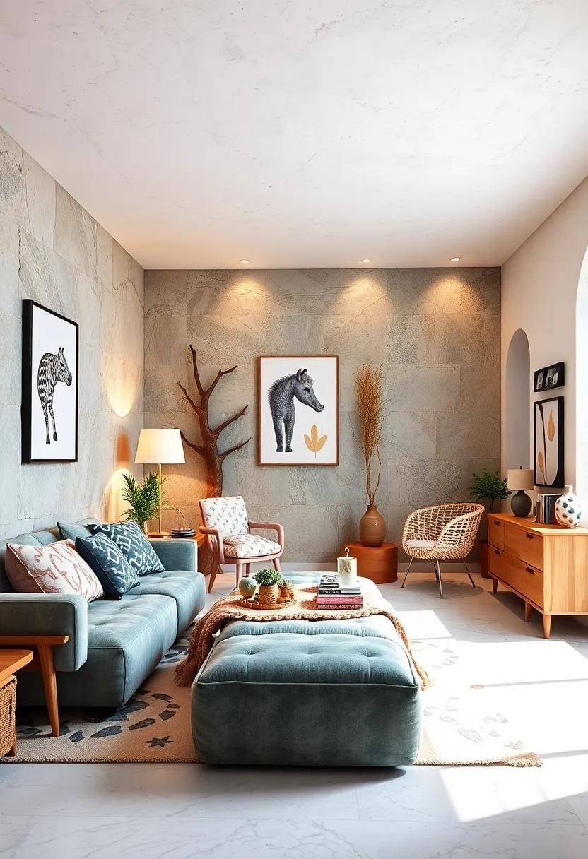 Animal⁢ Friends Theme: Decorate with animal prints, stuffed ‌animals, and nature-inspired artwork