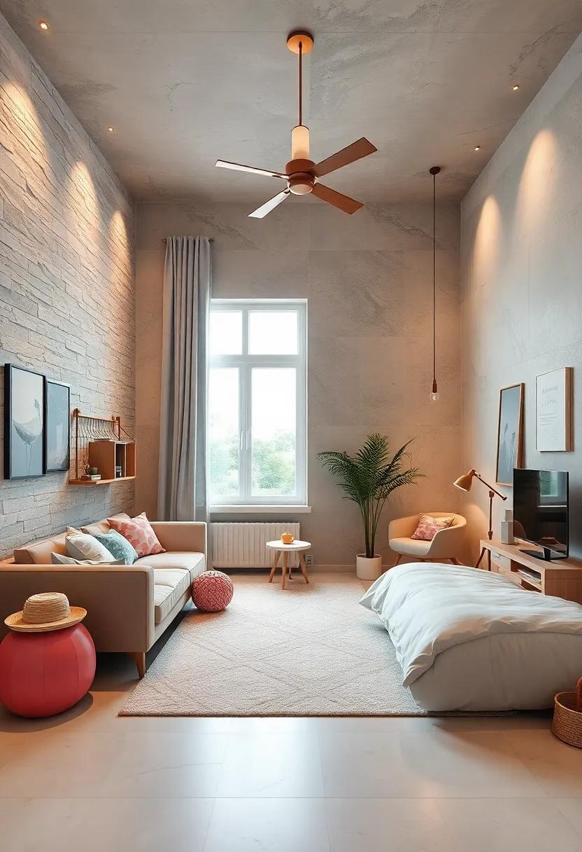 Dynamic Wall​ Decals: Use removable decals that can ⁢be changed ⁢as interests evolve to keep the⁣ room fresh