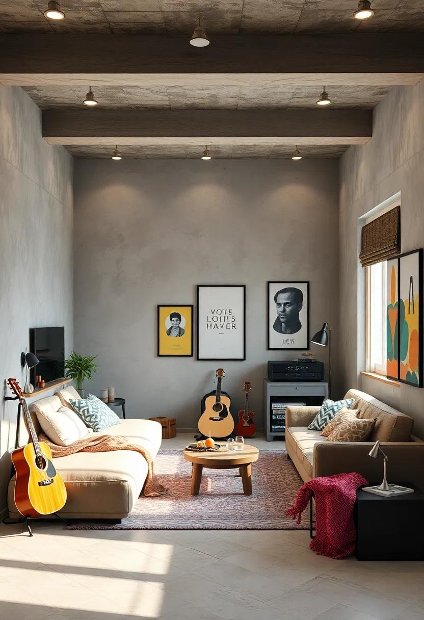 Music Lover’s Haven: Designate a space for ‍instruments, posters, and ⁤a comfortable⁤ listening area