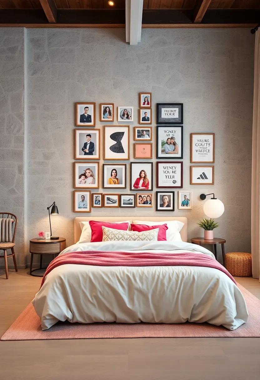 Personalized Gallery Wall:⁤ Showcase⁤ photos, achievements,⁢ and favorite‍ quotes to make the ​space⁣ uniquely hers