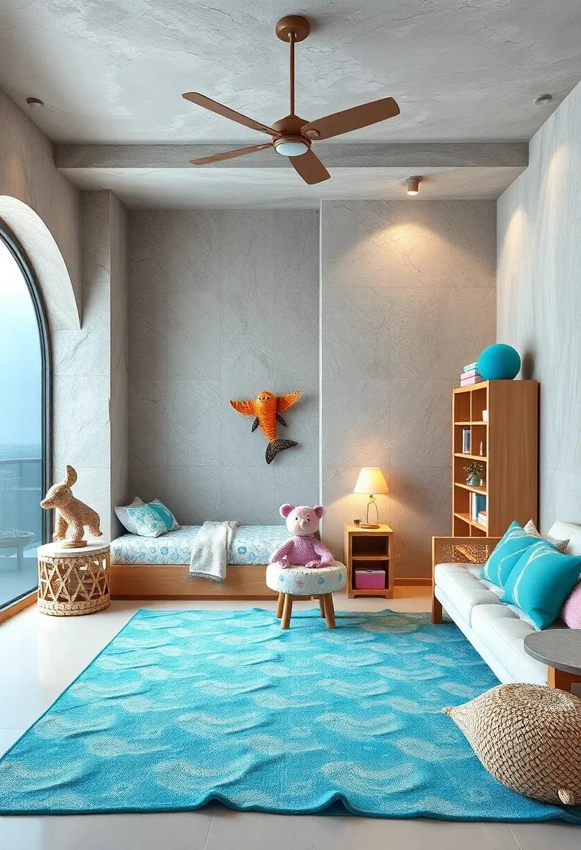 Under-the-Sea Escape: Use ocean blues,⁣ mermaid décor, and⁣ wave-patterned textiles to inspire imagination