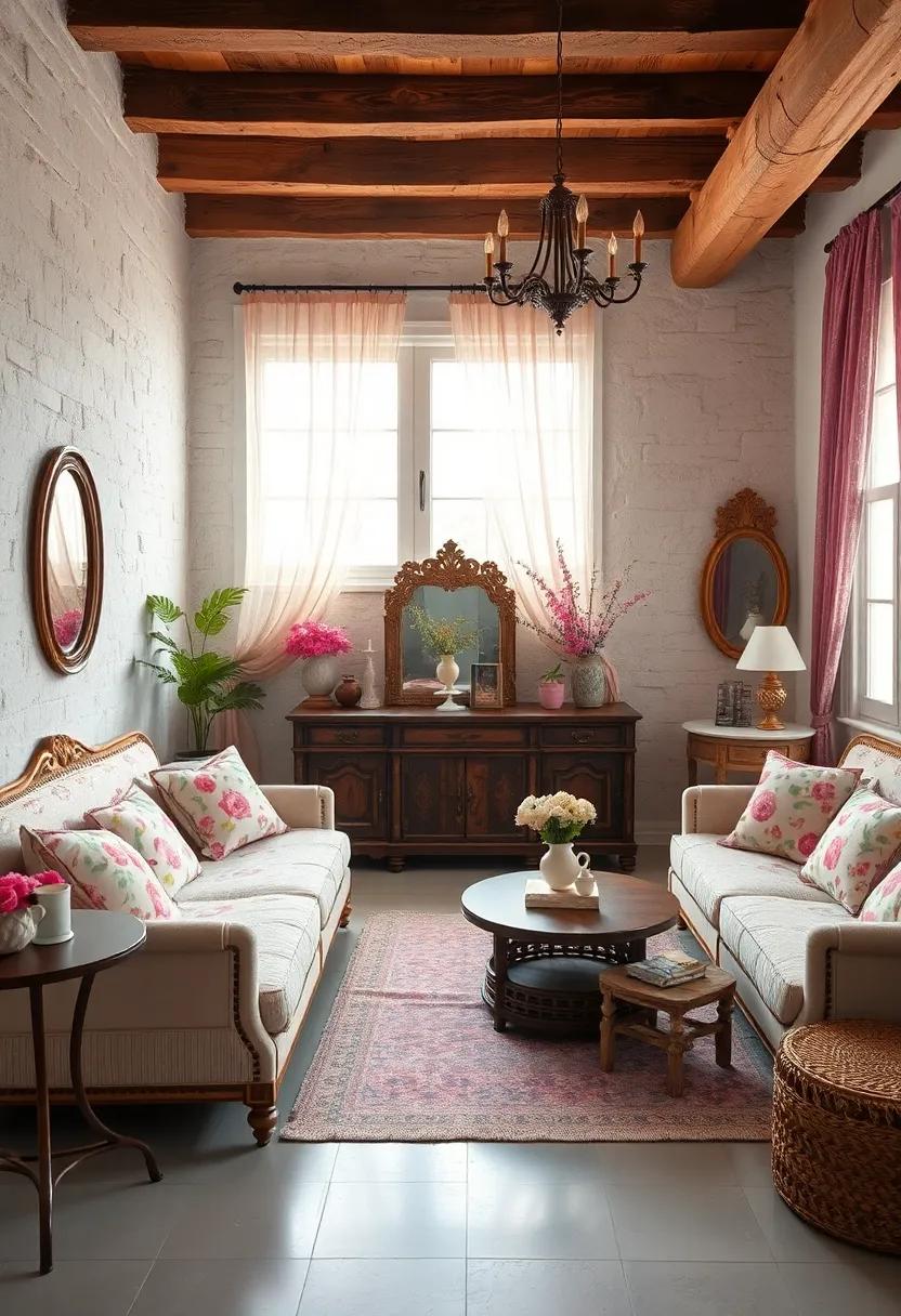 Vintage Charm: Mix ​antique décor pieces with soft​ floral fabrics for a timeless and inviting ⁣atmosphere
