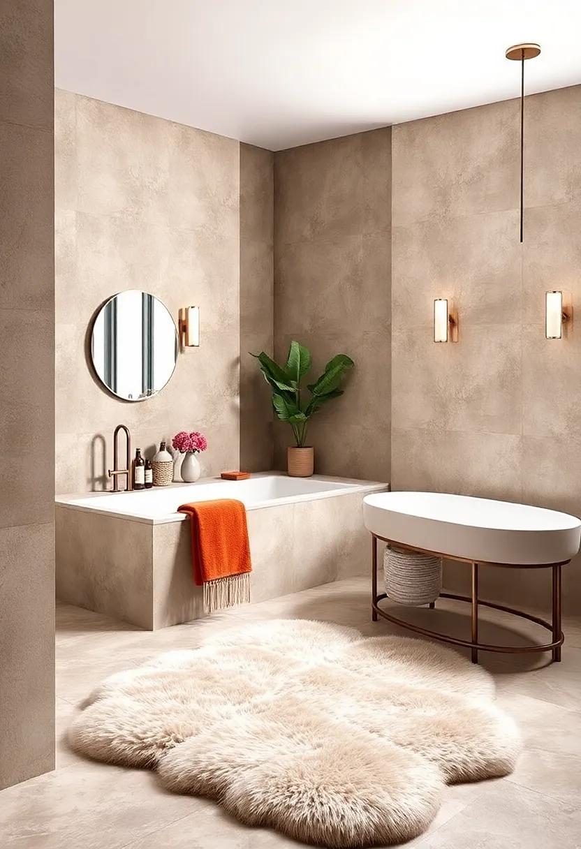 Layer Plush ‍Faux Fur Rugs to⁢ Introduce Texture and Warmth