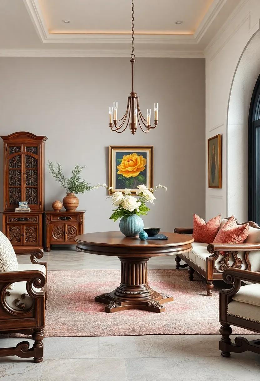 Chinese Ming Dynasty Inspired altar Table‍ – Rich carvings of mythical creatures telling age-old stories