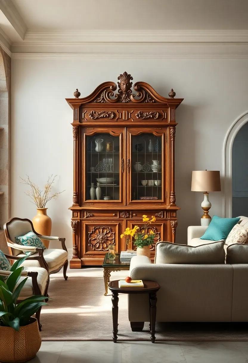 Dutch Baroque Cabinet ‌– Lavish hand-carved⁤ ornaments bring a sense of grandeur⁤ and history