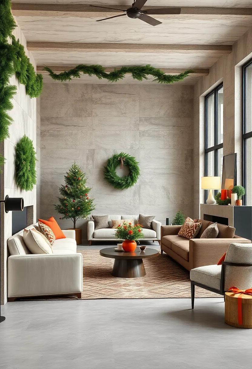 Embrace Natural Elements with⁤ Evergreen⁣ Wreaths and Garland