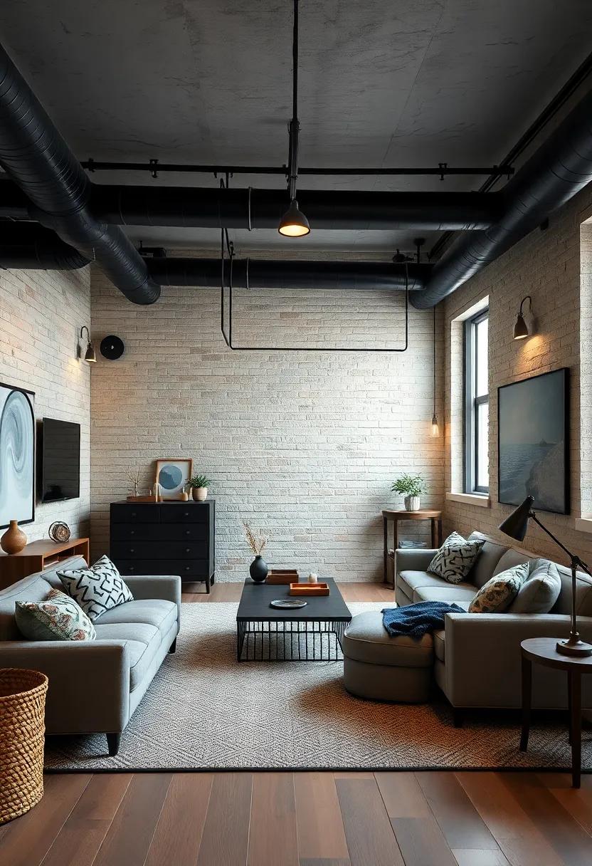 Exposed Ductwork Finished⁤ with Matte ⁣Black‍ or Steel Textures to Enhance Loft Authenticity