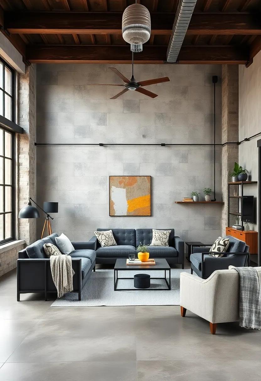 Utilizing Metal and wood furniture Combinations for a Rugged Yet Comfortable Industrial Loft Space