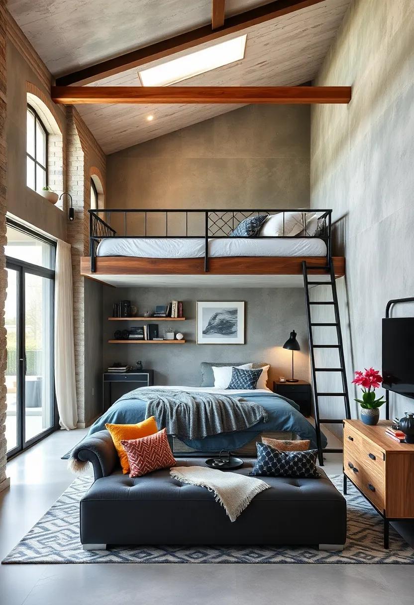 loft Bed Designs Maximizing Vertical Space While Maintaining an Open and Airy Feel