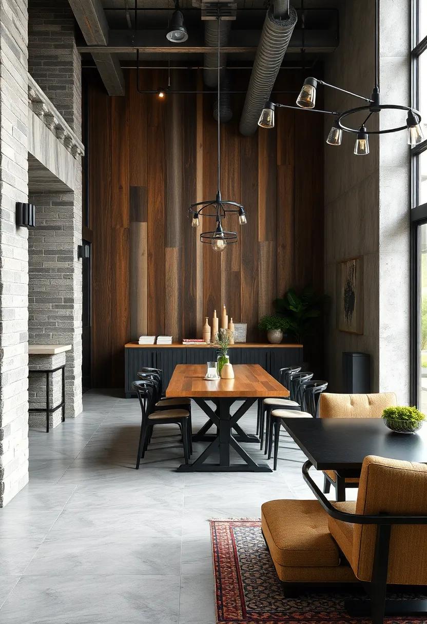 Distressed Perfection: Weathered wood panels and scuffed metal furniture ‍told stories ⁣of urban life while maintaining a polished overall look