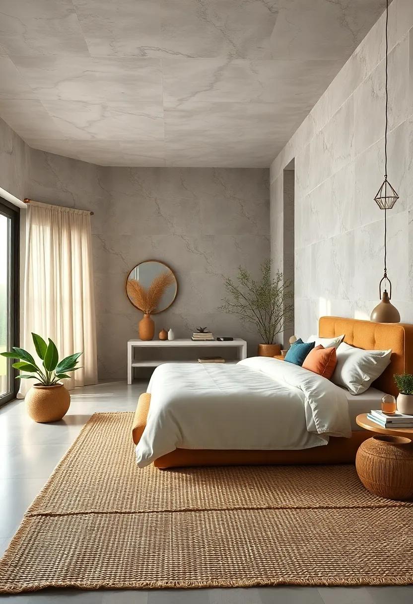 Incorporate a sisal or‍ jute‍ area rug ⁣to bring⁤ grounded natural fibers ⁢underfoot