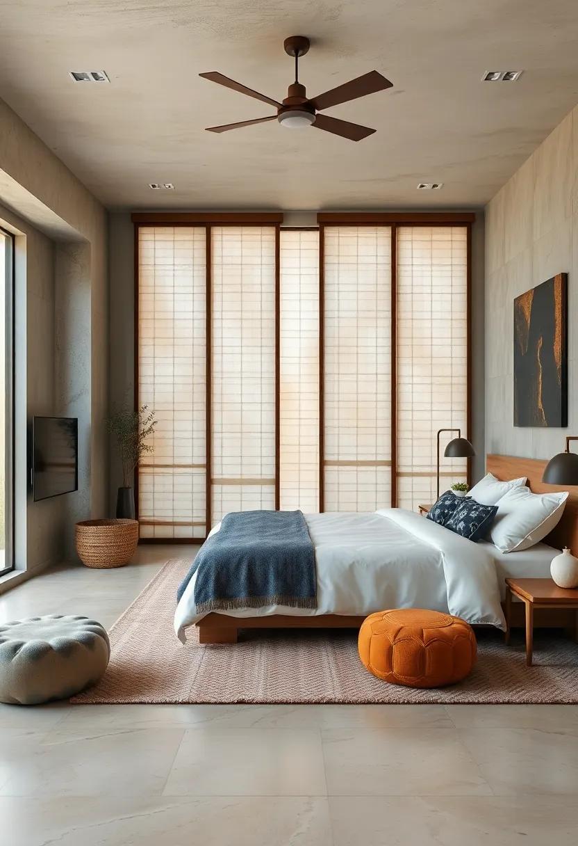 Opt for sliding‍ shoji screens with rice paper to ⁣diffuse light gently while ‍maintaining privacy