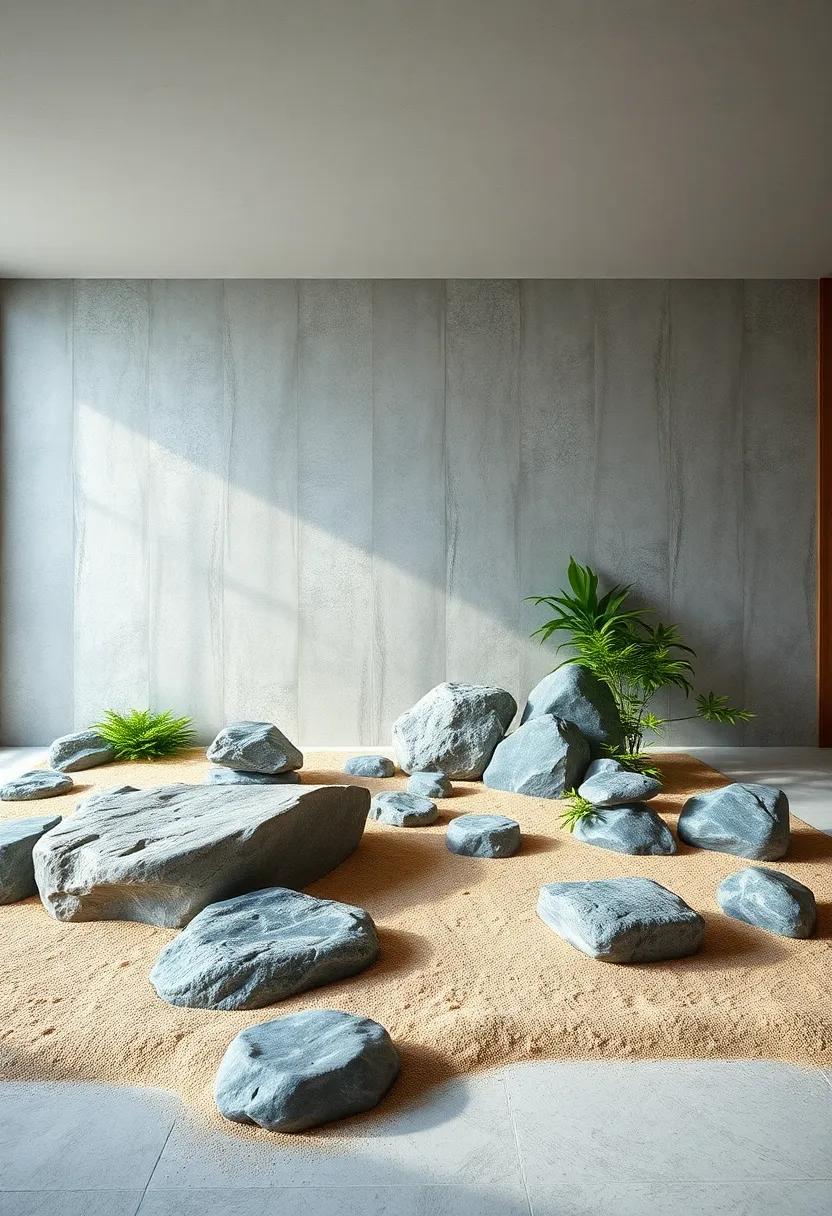 Small Zen Garden with tea⁢ Set: Incorporate a miniature tea set‍ alongside your rock ‌garden to celebrate cultural rituals in a ‌peaceful corner