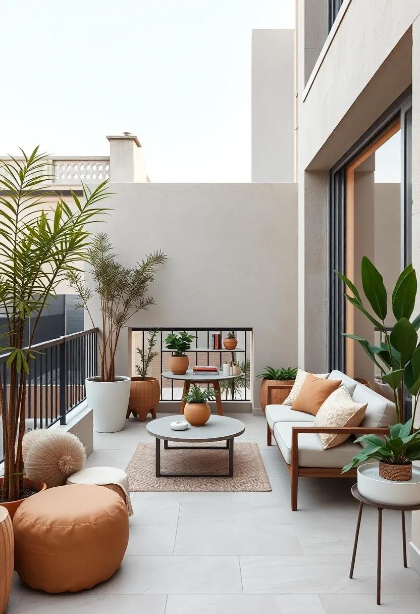 Chalk ⁢White and soft mocha: Brighten your balcony‍ with bright‍ whites offset ‍by gentle mocha tones for a welcoming and ⁣grounded feel