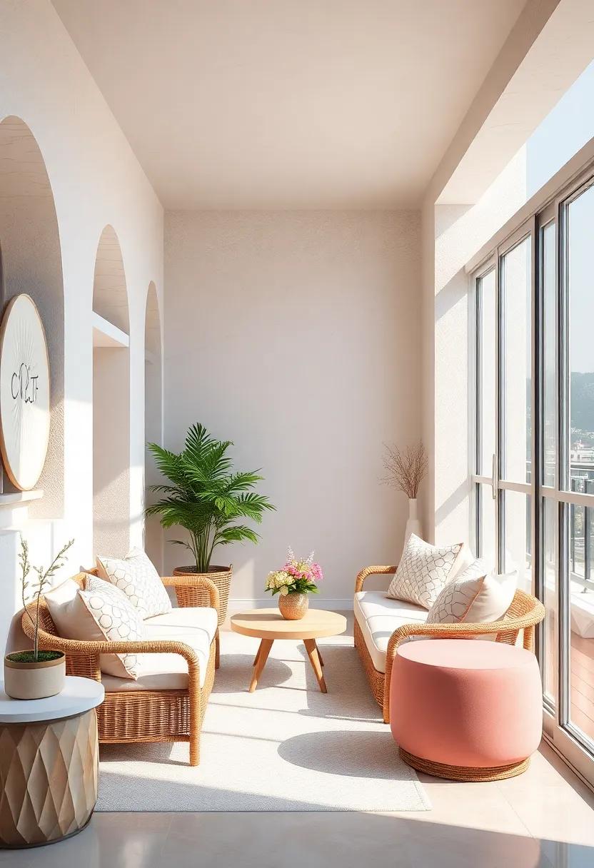 Ivory and Seashell Pink: Evoke coastal⁤ charm with an elegant duo of ‌ivory and​ delicate‍ seashell pink shades, perfect for airiness