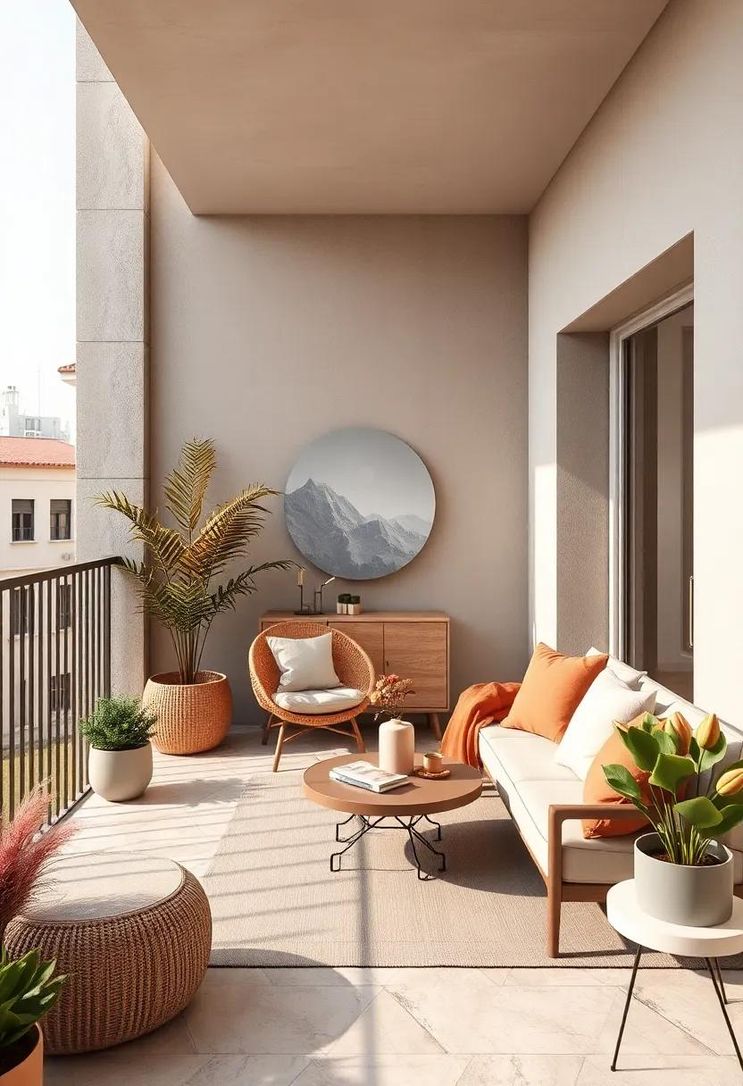 Warm beige and Dove Gray: Neutral ⁤warmth balanced with‍ soft gray ⁤hues results in a versatile and inviting balcony look