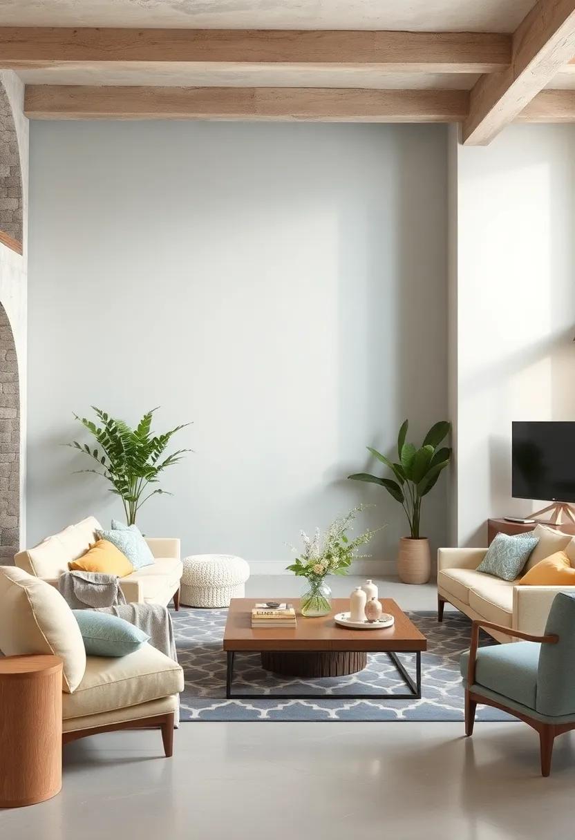 Mint ‌Green ‌and Cream: ⁢Refresh​ your space with ⁢the calming vibes of mint green ⁣softened by ⁤warm cream tones