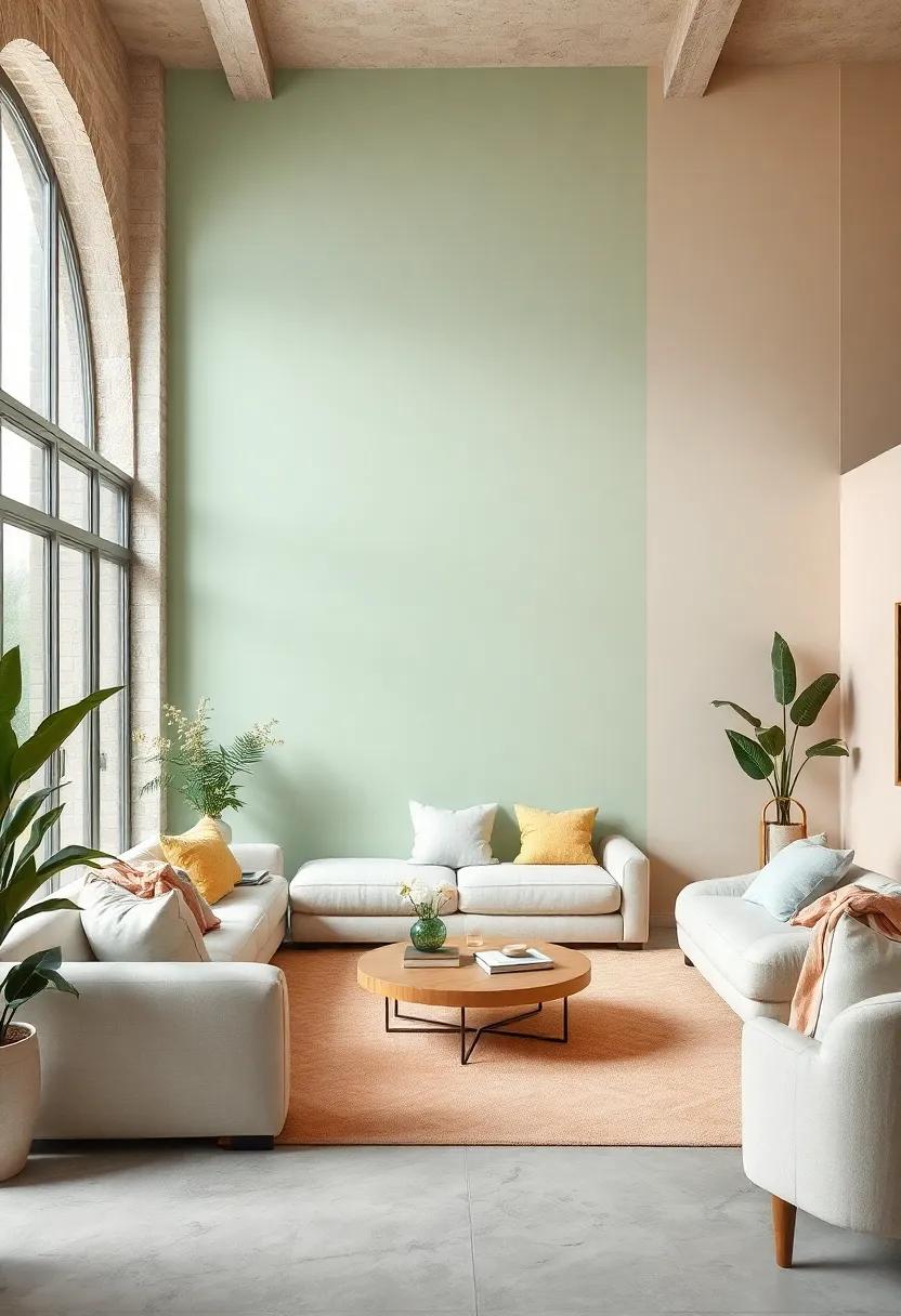 Mint ‍Green and light Peach: Refreshing and gentle, this combo brings vitality ​without ⁣overwhelming