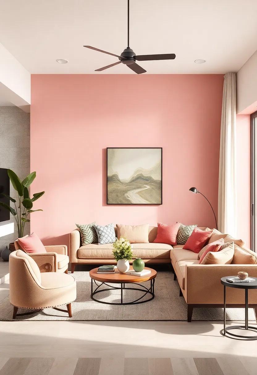 Powder⁣ Pink and Light Olive:​ Unexpected but harmonious, this mix brings sophistication with a twist