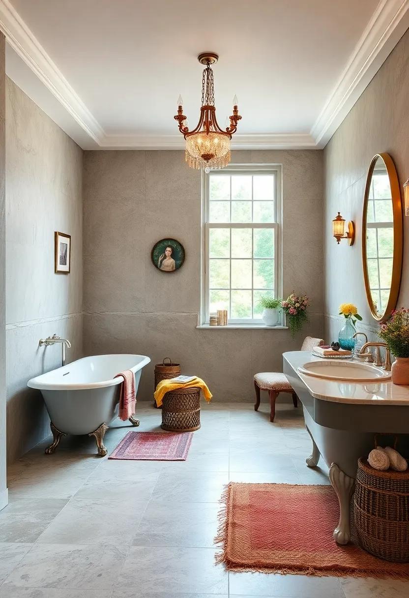 Clawfoot bathtubs ⁤that serve as stunning vintage centerpieces