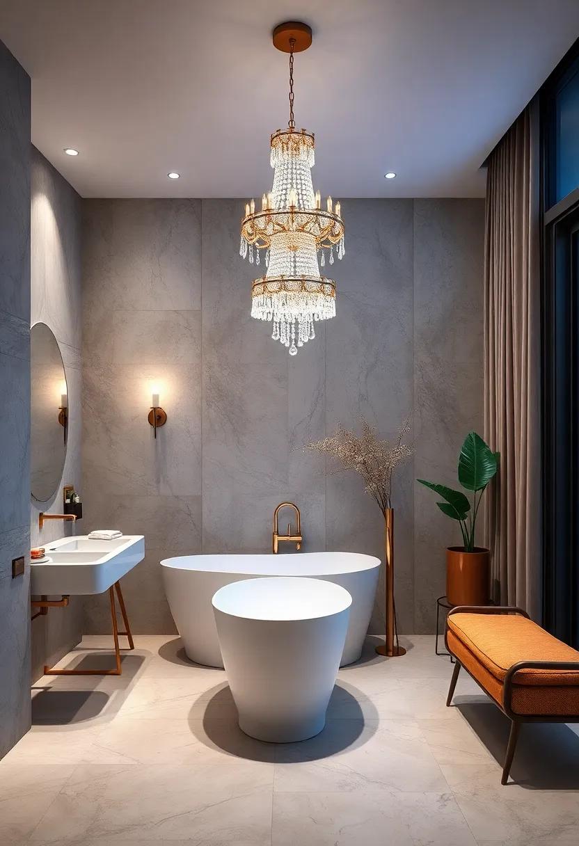 Statement chandeliers with crystal droplets for‌ ultimate elegance