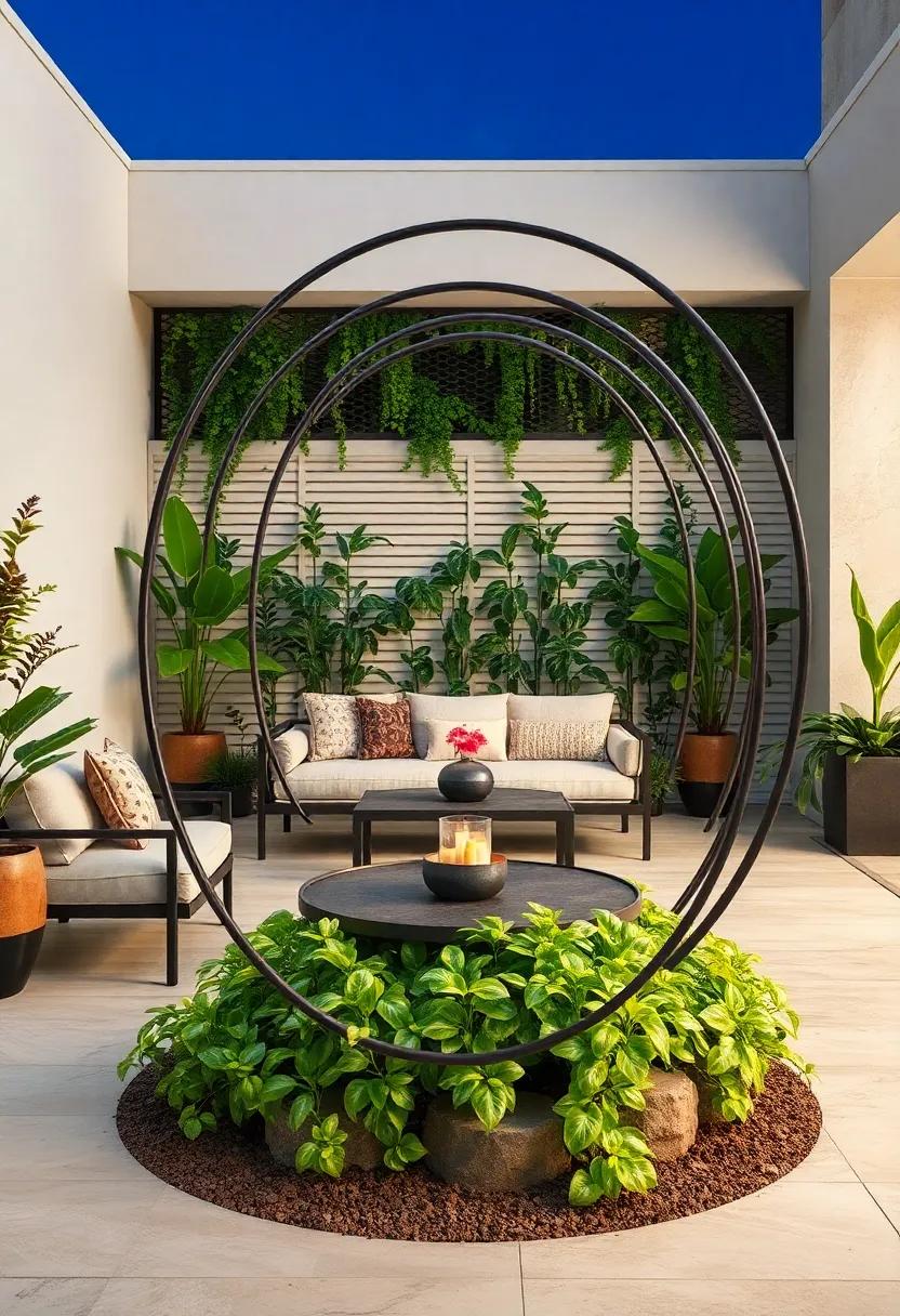 Garden ​Spiral Trellises:‌ Curved metal trellises promoted to support climbing plants ⁤while‍ acting as sculptural elements⁤ within ⁤flower‍ beds