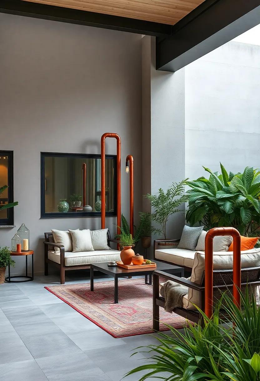 Industrial Pipe‌ Sculptures: Assemblies of repurposed steel pipes formed into abstract, modular ⁣shapes, bringing an urban edge ​to outdoor spaces