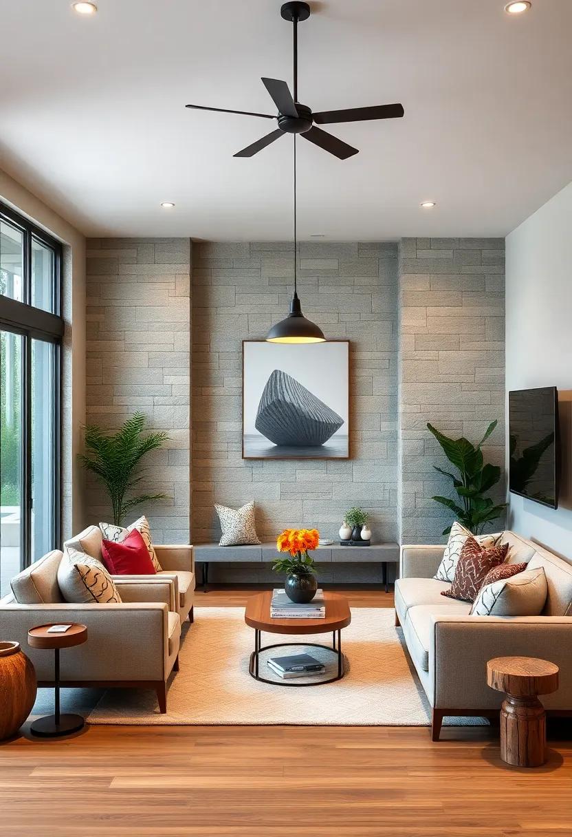 A Well-Lit Reading Alcove Featuring a Custom Adjustable Lamp Highlighting farmhouse Style Comfort