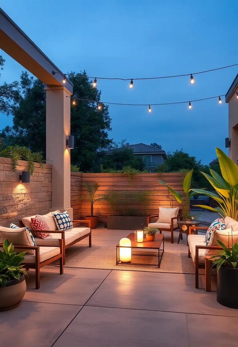 Artistic Sculptural Lights as Functional Outdoor Decor