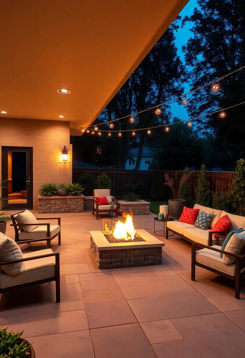 Fire Pit Lighting for Cozy Gatherings and a Flickering Glow