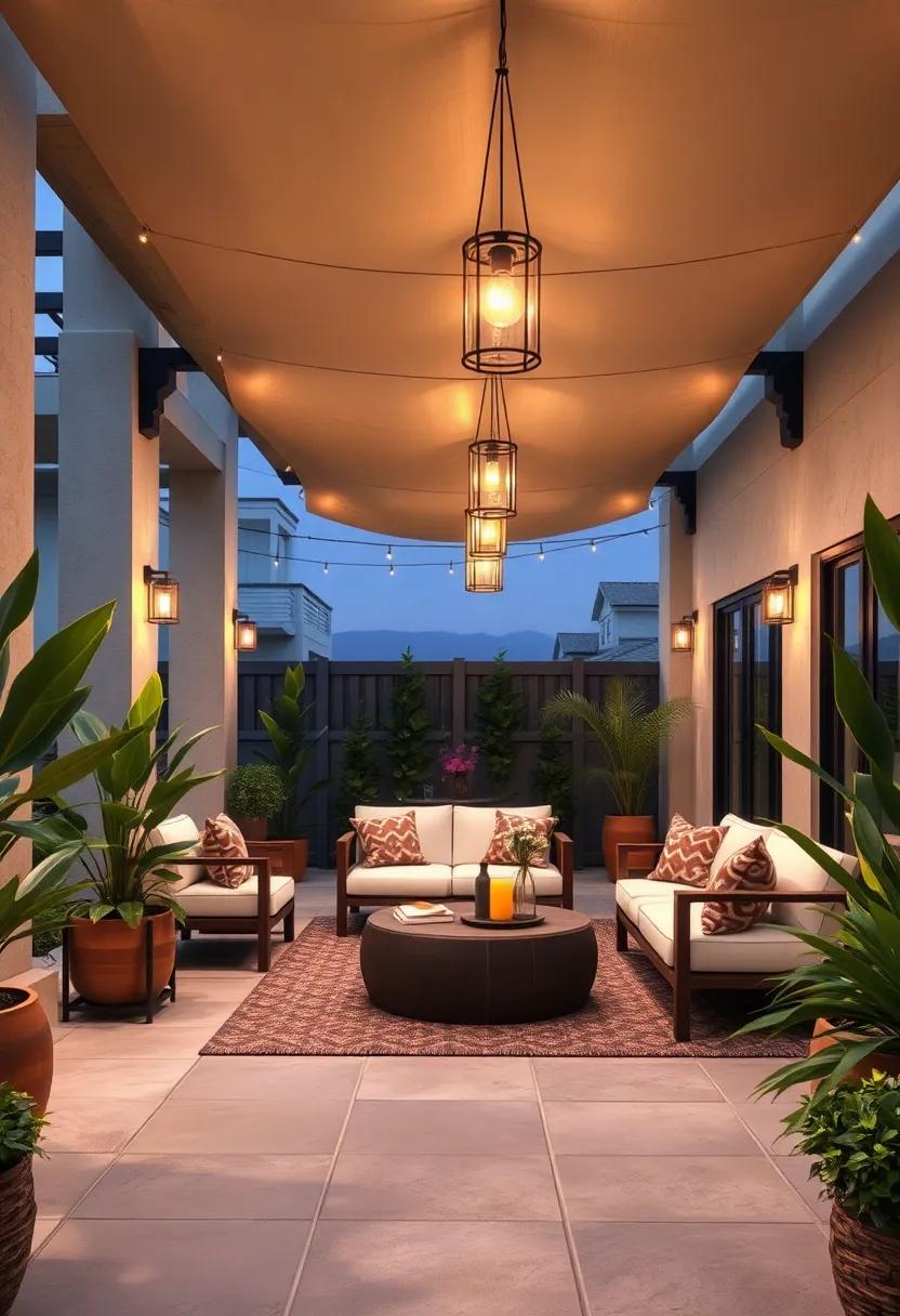 Hanging Lanterns to Add Charm and Soft Ambiance