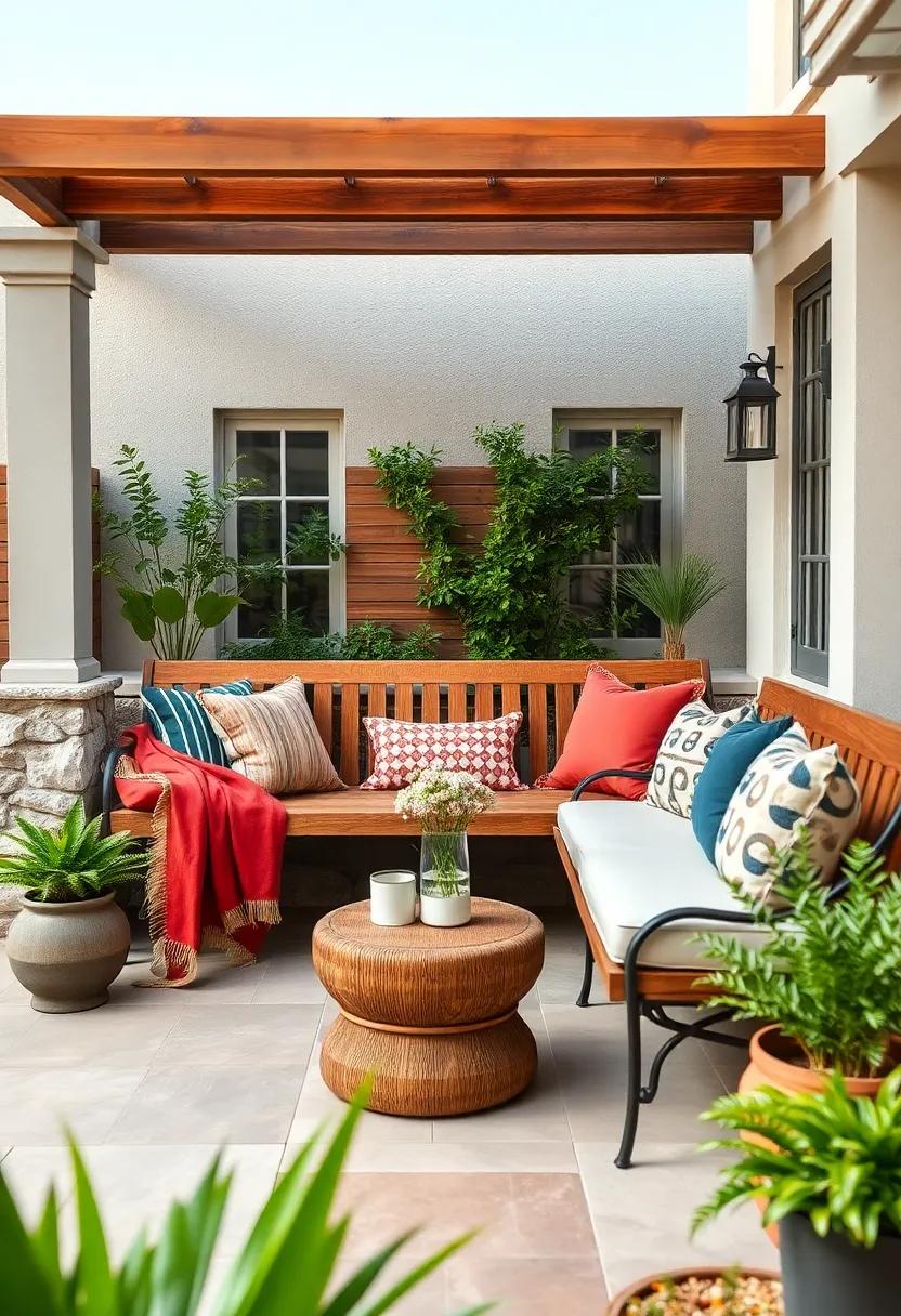 seasonal Décor Switch: Easily⁤ refresh your wooden⁤ bench look by alternating‌ seasonal throw blankets and⁢ decorative pillows