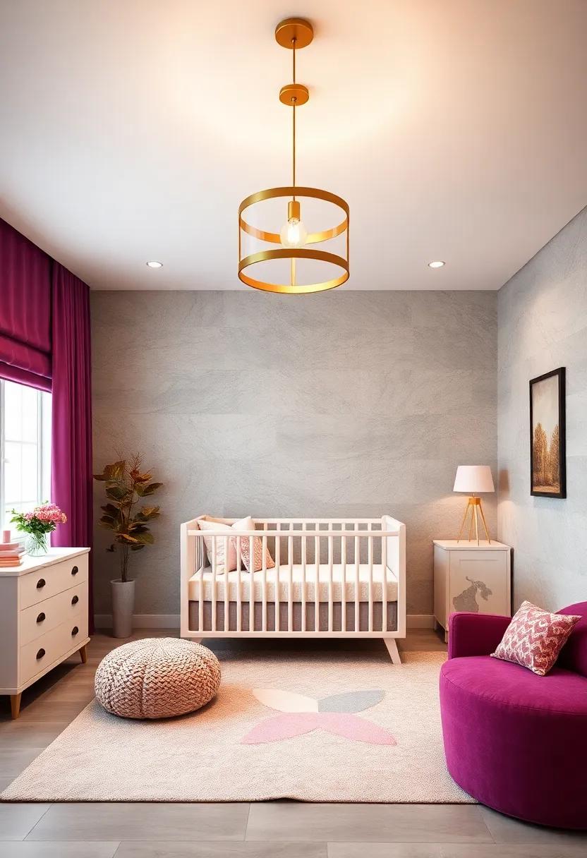 Opt ‌for ​a modern⁢ pendant light fixture with gold finish to add sophistication⁣ and warm⁢ illumination