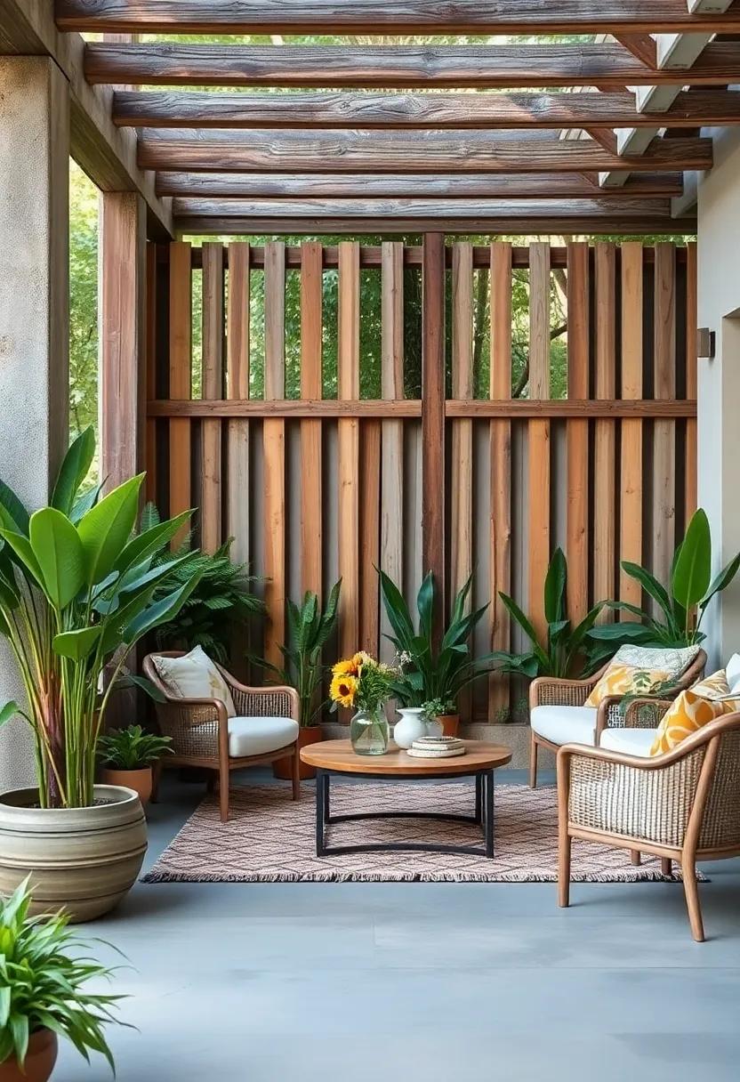 Discarded⁢ ladder Rails:​ Vertical ladder sides can become slatted ‍fencing with ⁢an open,⁣ airy ‌feel