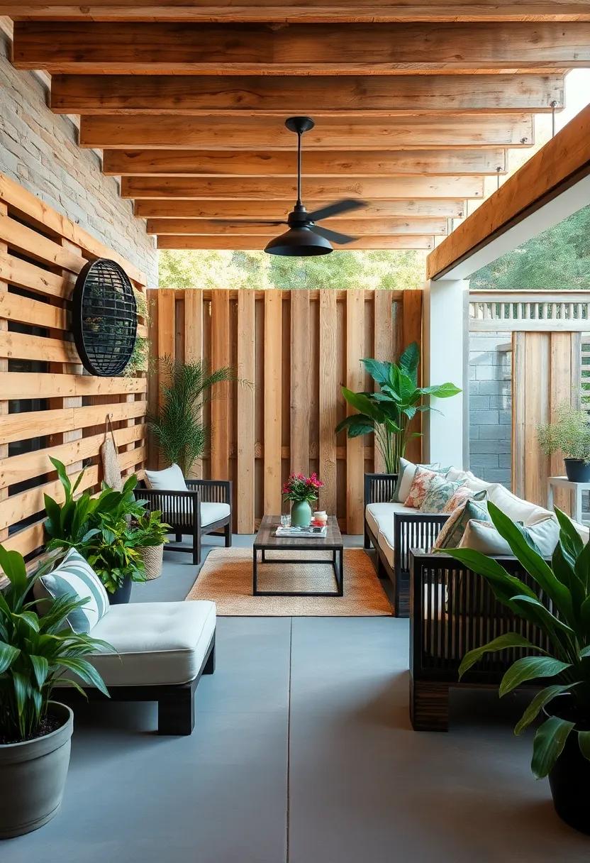 Reclaimed‌ Wooden⁢ Pallets: Versatile and​ rustic, these ⁣can be ​arranged vertically ​or horizontally to⁤ create ⁣charming garden fences