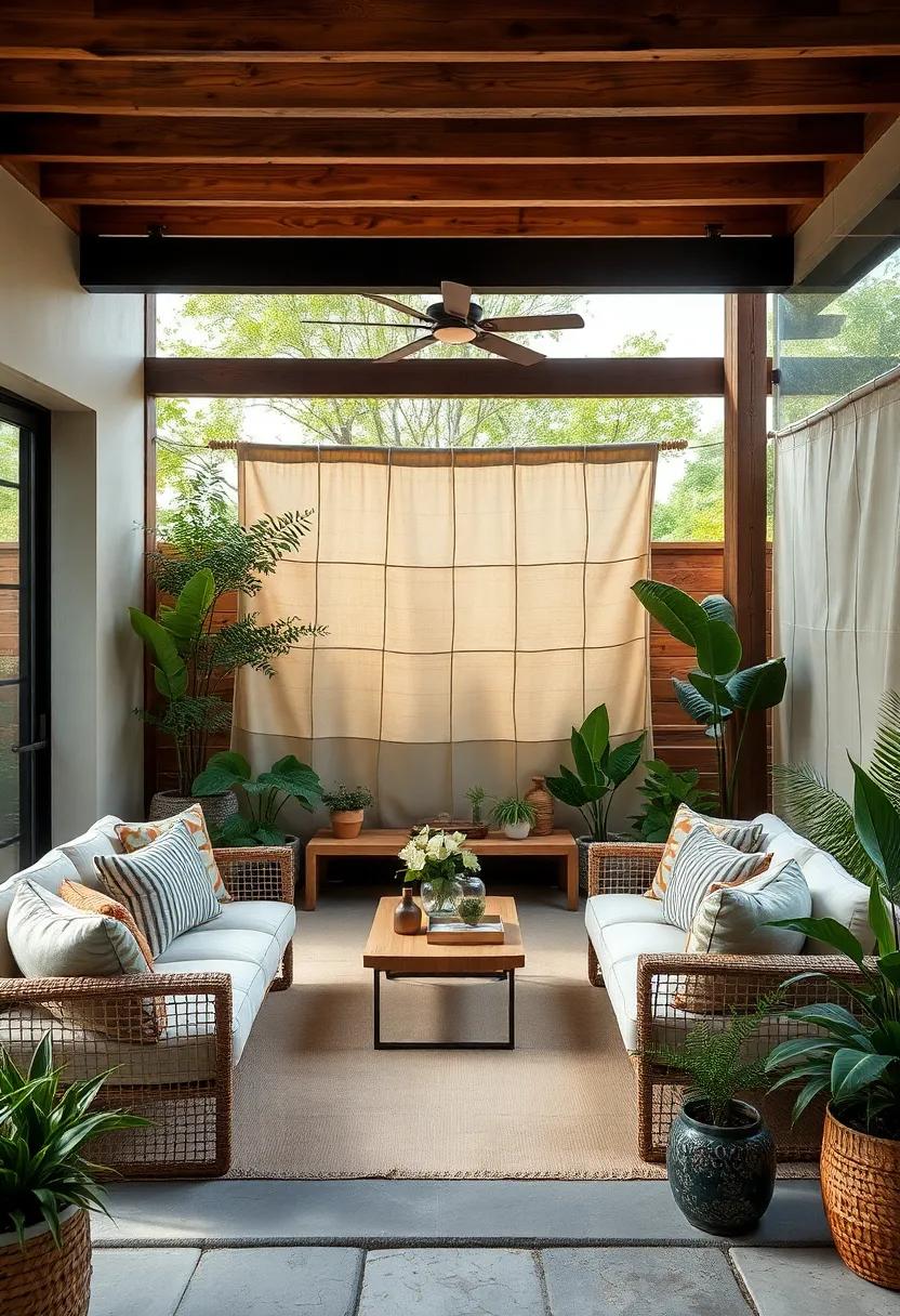 Repurposed⁣ Tarps and Canvas: Combined⁤ with wood or metal,⁤ these create flexible and ​colorful garden dividers