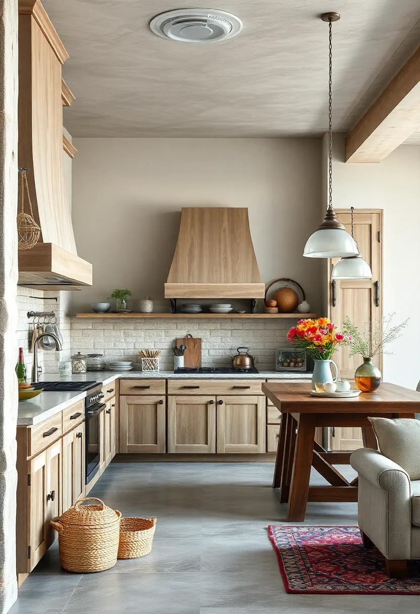 Distressed ⁢Cabinetry with a Weathered Finish